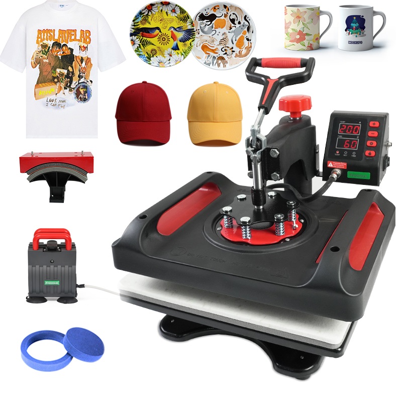 H4995f5d406cd4598be3731f7c4726b23f.jpg Freesub P8001-5 5-in-1 Combo Heat Press 29 x 38 cm base plate