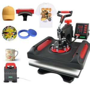 Freesub P8001-5 5-in-1 Combo Heat Press 29 x 38 cm base plate