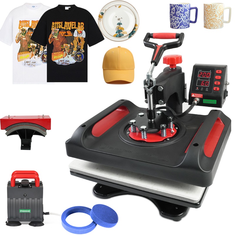 Hcbacbe63a2f6473b836e667d82587137q.jpg Freesub P8001-5 5-in-1 Combo Heat Press 29 x 38 cm base plate