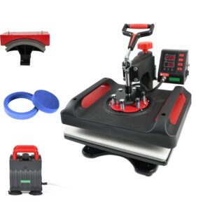 Freesub P8001-5 5-in-1 Combo Heat Press 29 x 38 cm base plate