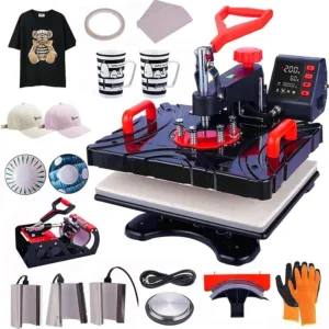 Freesub P8100-8 8-in-1 Combo Heat Press 29 x 38 cm base plate