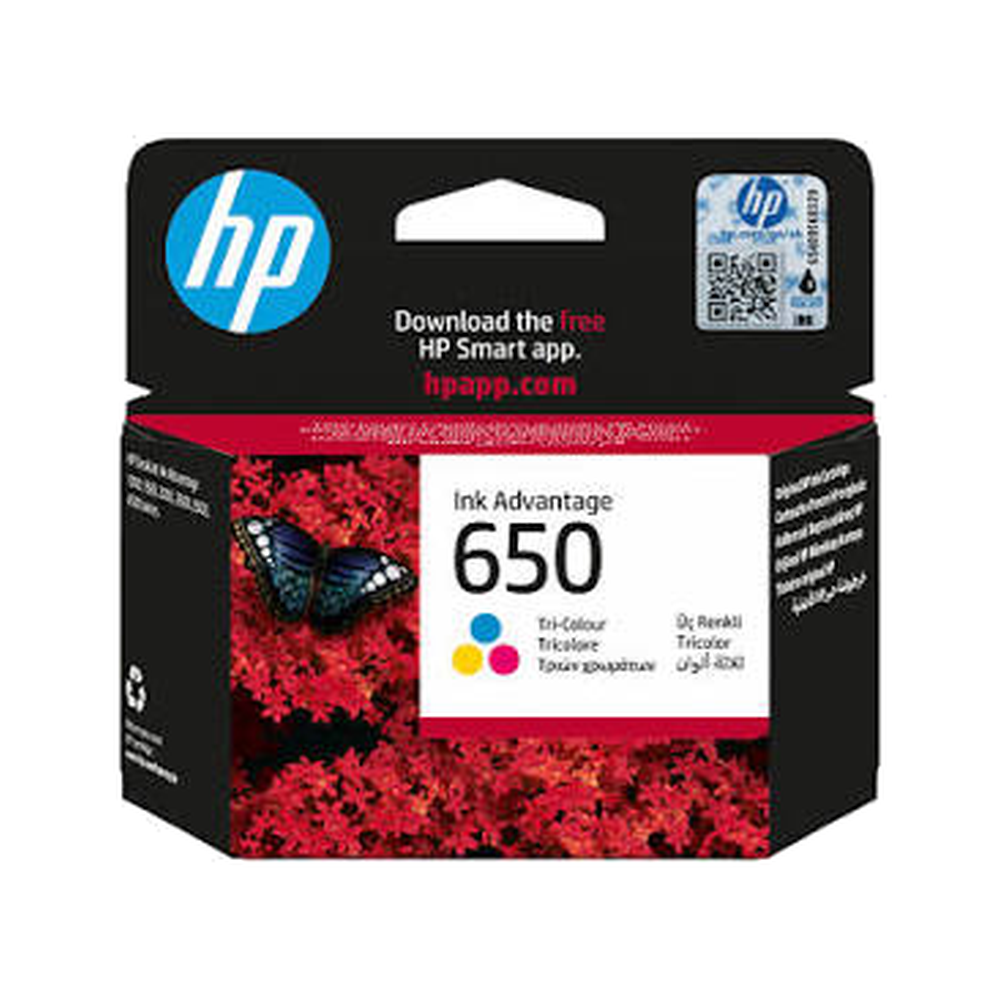 650_C HP 650 Tri-Color Original Ink Advantage Cartridge