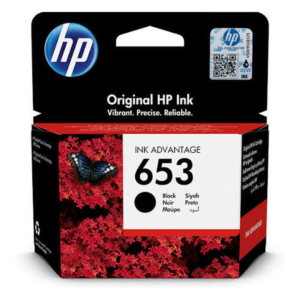HP 653 Black Original Ink Advantage Cartridge