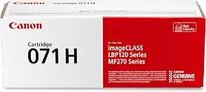 Canon 071H Black High Yield Original Toner Cartridge (5646C001)