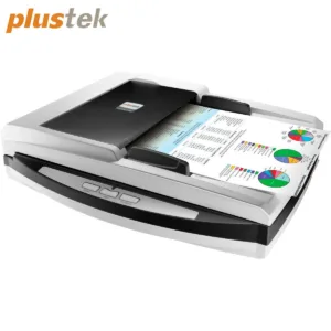 Plustek PL4080 High-Speed Flatbed + ADF Scanner for Mixed Documents