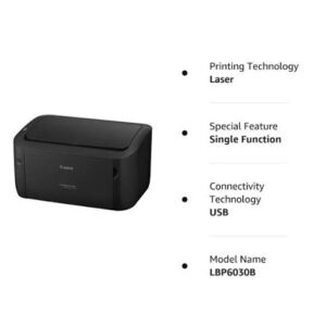 Canon i-SENSYS LBP6030B Compact Monochrome Laser Printer (USB)