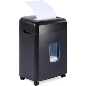 Amazon Basics High Security Micro-Cut Paper Shredder – 10 Sheets, 21.5L