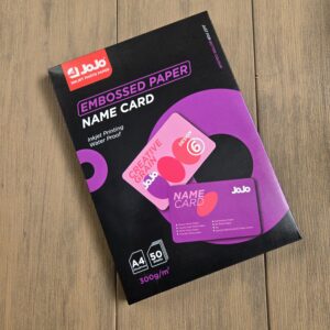 JOJO Embossed Card 300gsm (50 Sheets)