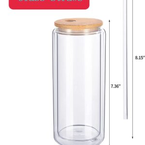 Transparent Sublimation Glass Cup