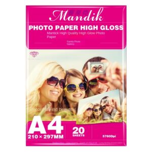 Mandik A4 Glossy Photo Paper 230gsm (20 Sheets)