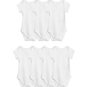 White 100% Polyester Baby Onesie (Sublimation Blank)